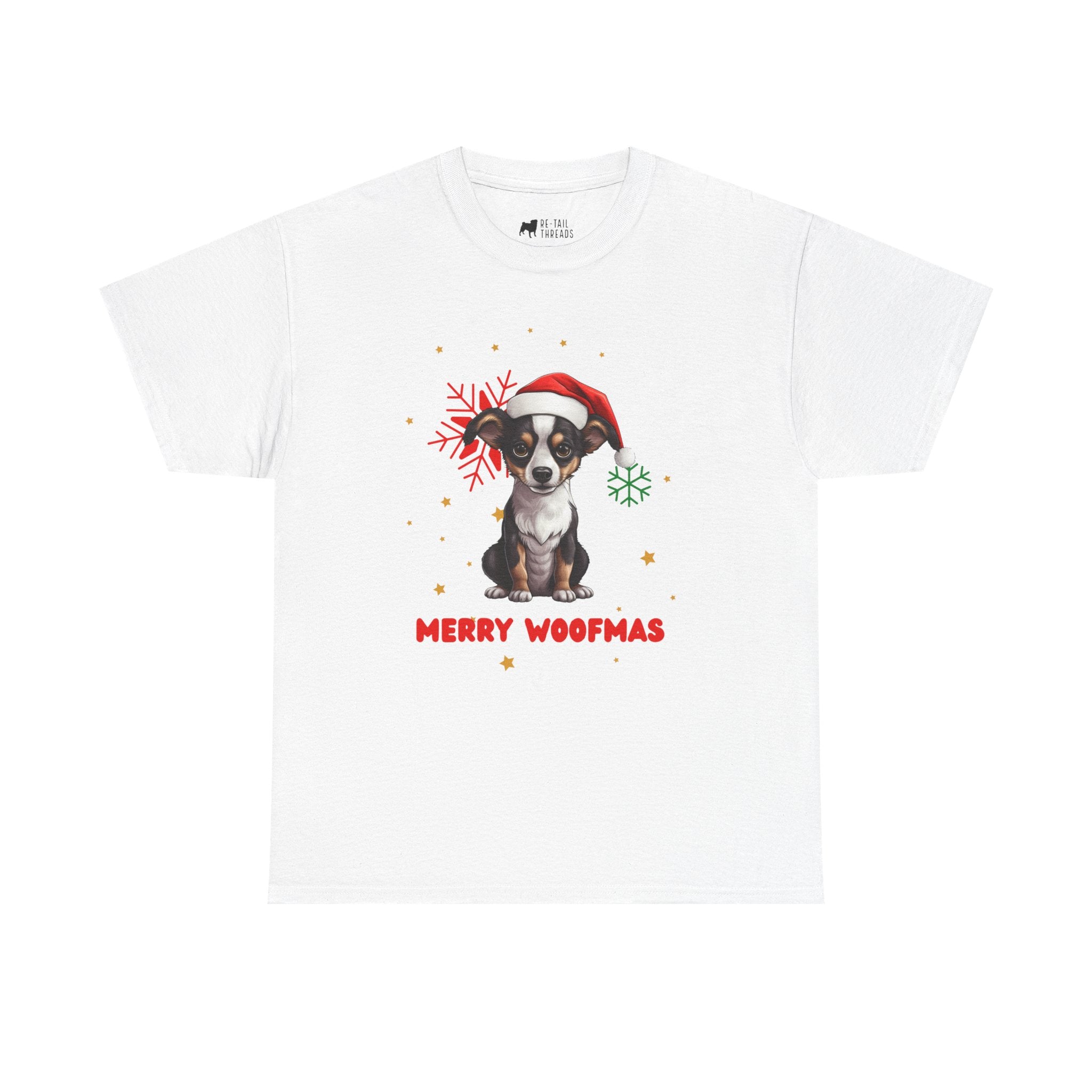 Christmas T-Shirt: Santa Hat Rat Terrier