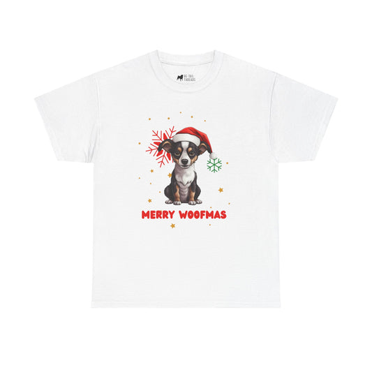 Christmas T-Shirt: Santa Hat Rat Terrier