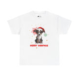 Christmas T-Shirt: Santa Hat Rat Terrier