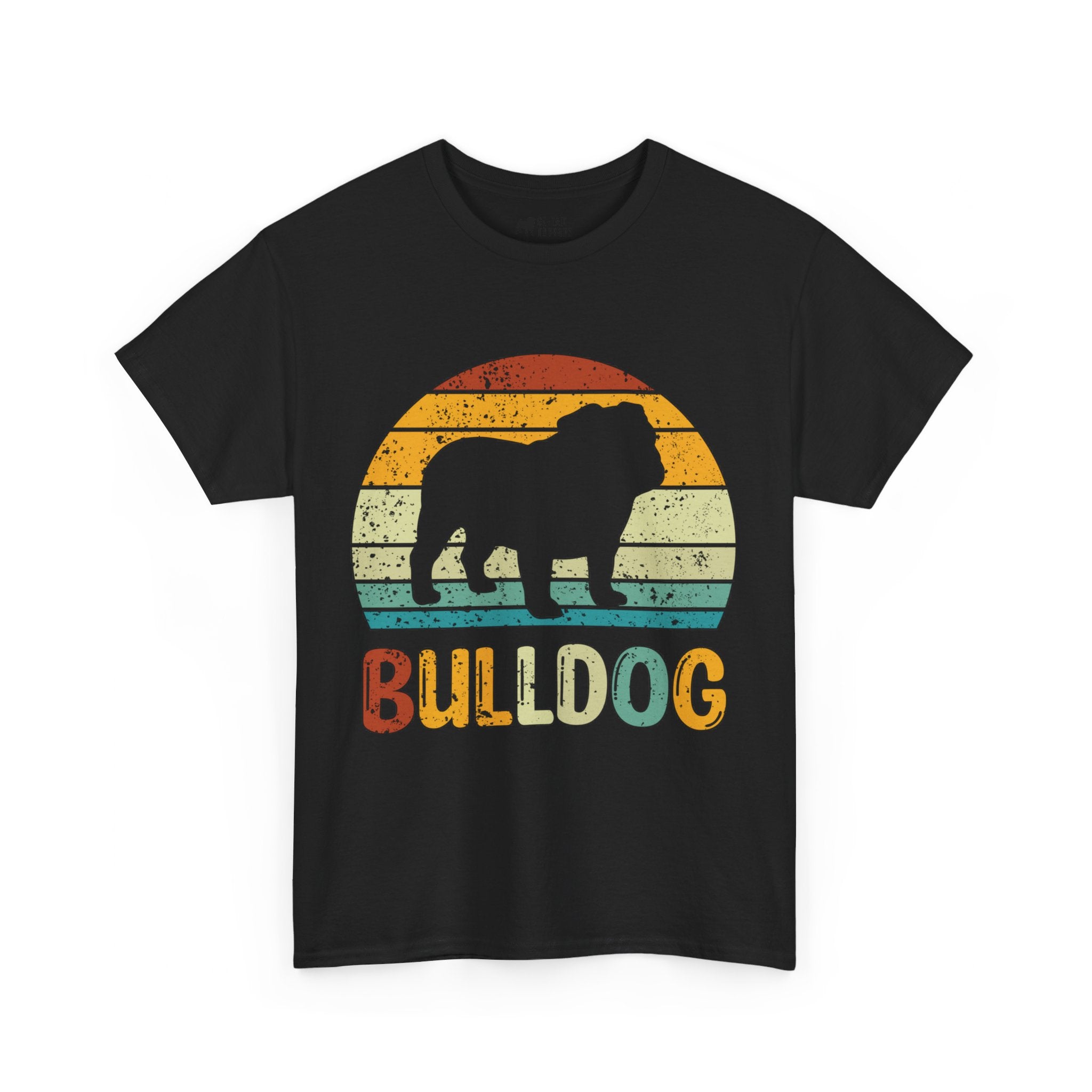 English Bulldog T-Shirt: Retro English Bulldog