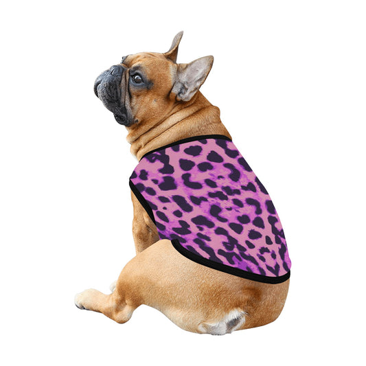 Pink Leopard Print Pet Tank Top