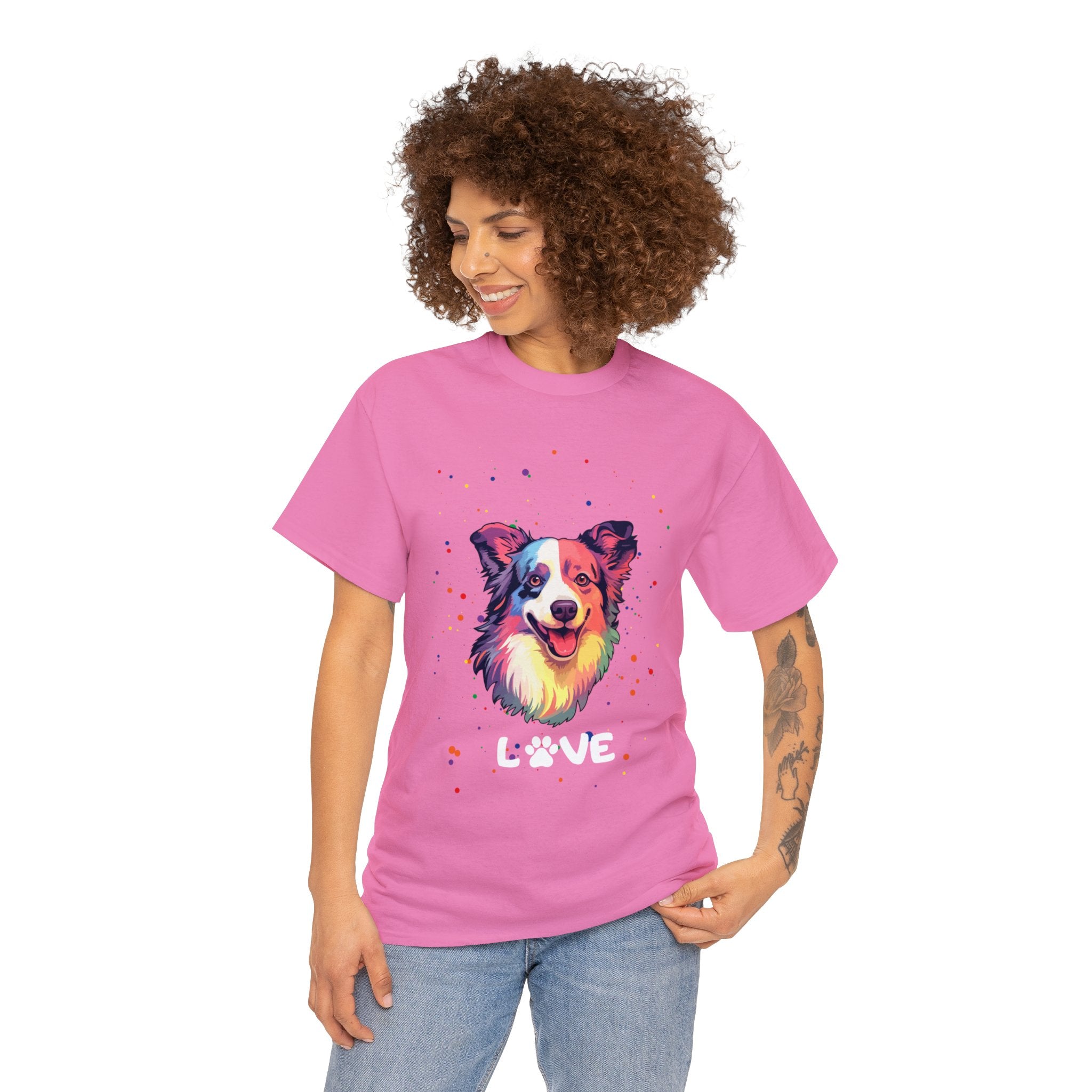 Dog T-Shirt: Border Collie Love