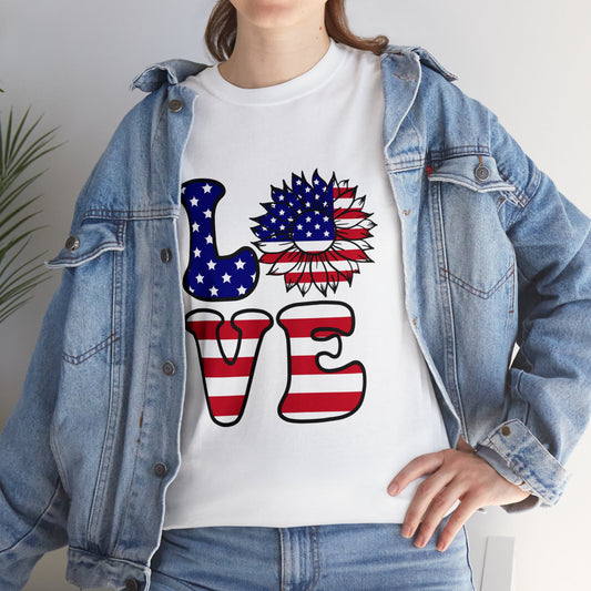 4th of July T-Shirt: Love