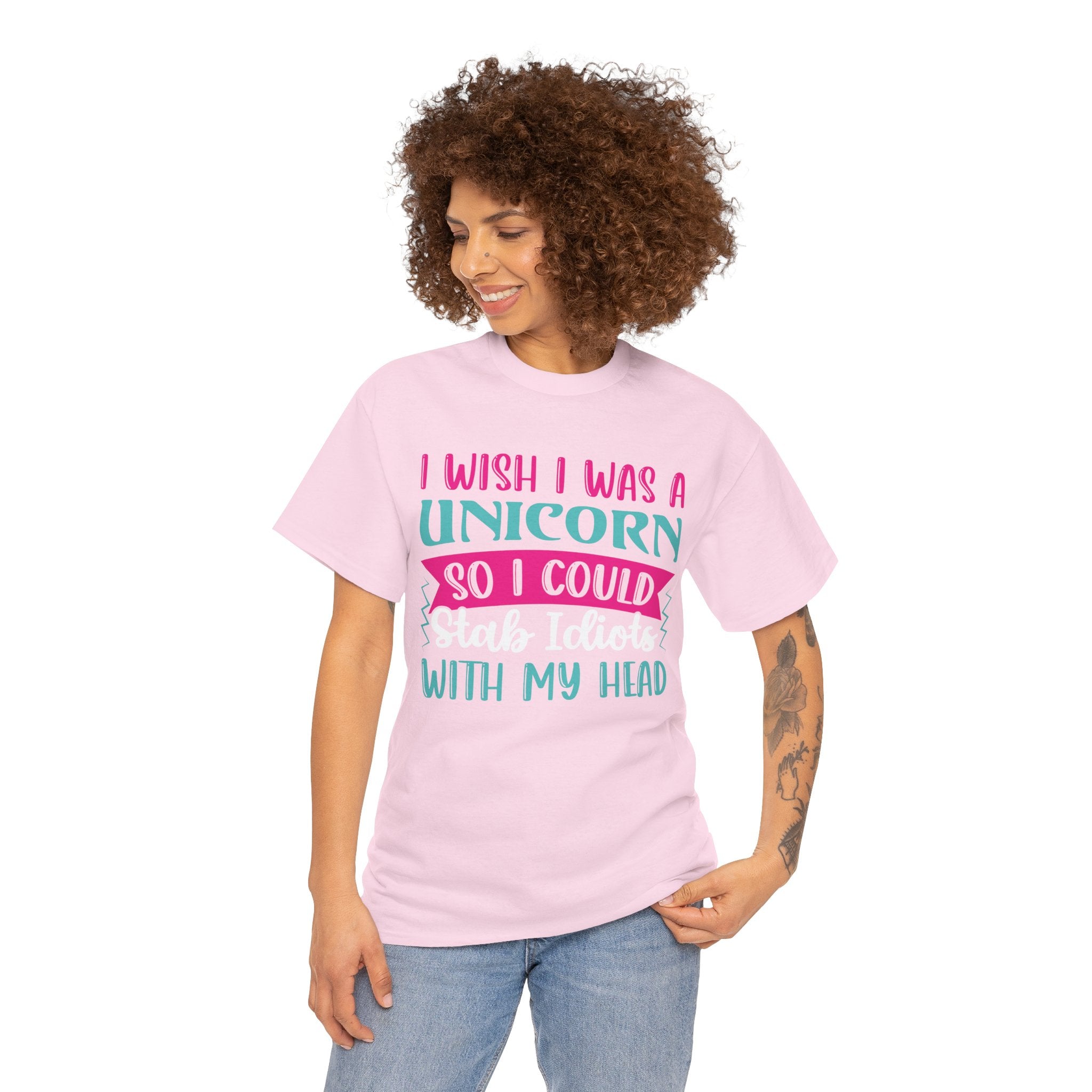 Funny T-Shirt: I Wish I Was A Unicorn