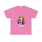 Dog T-Shirt: Bassett Hound Love