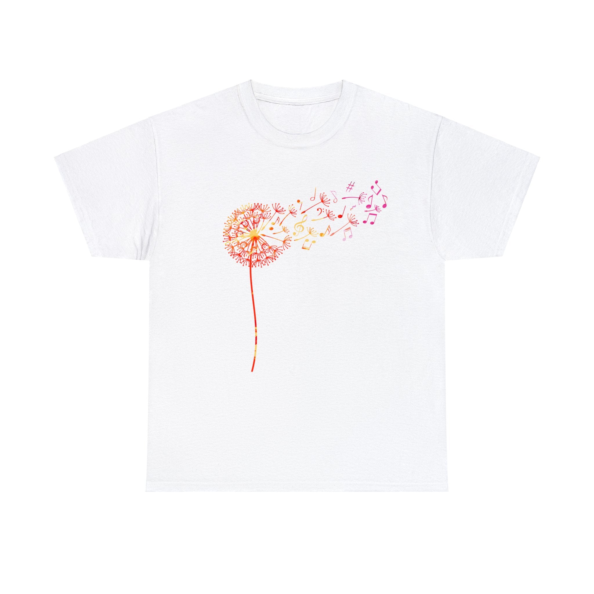 Summer T-Shirt: Dandelion Musical Notes