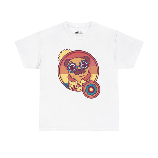 Pug T-Shirt: Hippie Pug