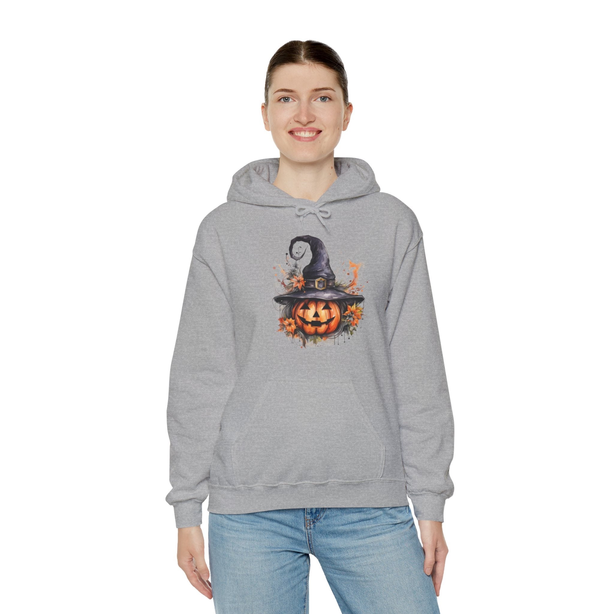 Halloween Hoodie: Witchy Pumpkin