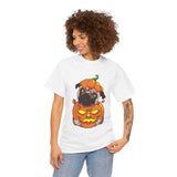 Halloween T-Shirt: Pug in a Pumpkin