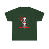 Christmas T-Shirt: Santa Hat Boston Terrier