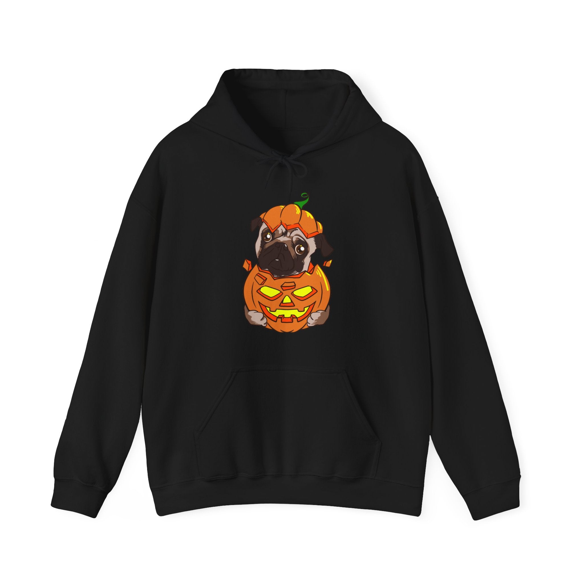 Halloween Hoodie: Pug Pumpkin