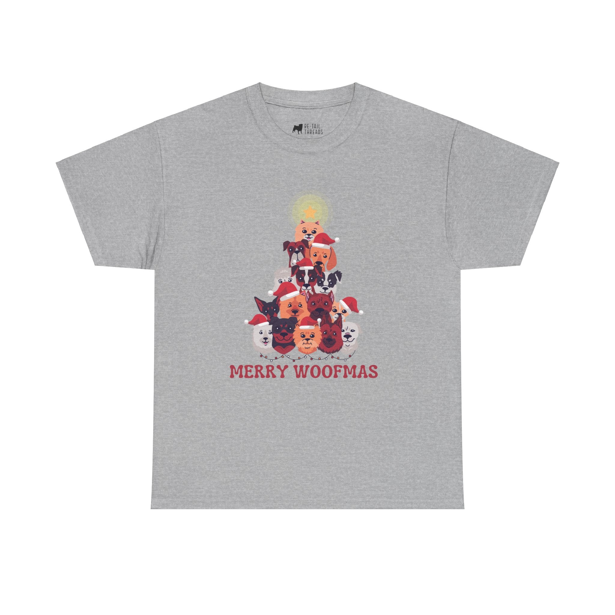 Christmas T-Shirt: Merry Woofmas Dogs