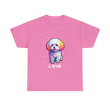 Dog T-Shirt: Bichon Frise Love