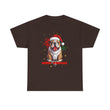 Christmas T-Shirt: Santa Hat English Bulldog