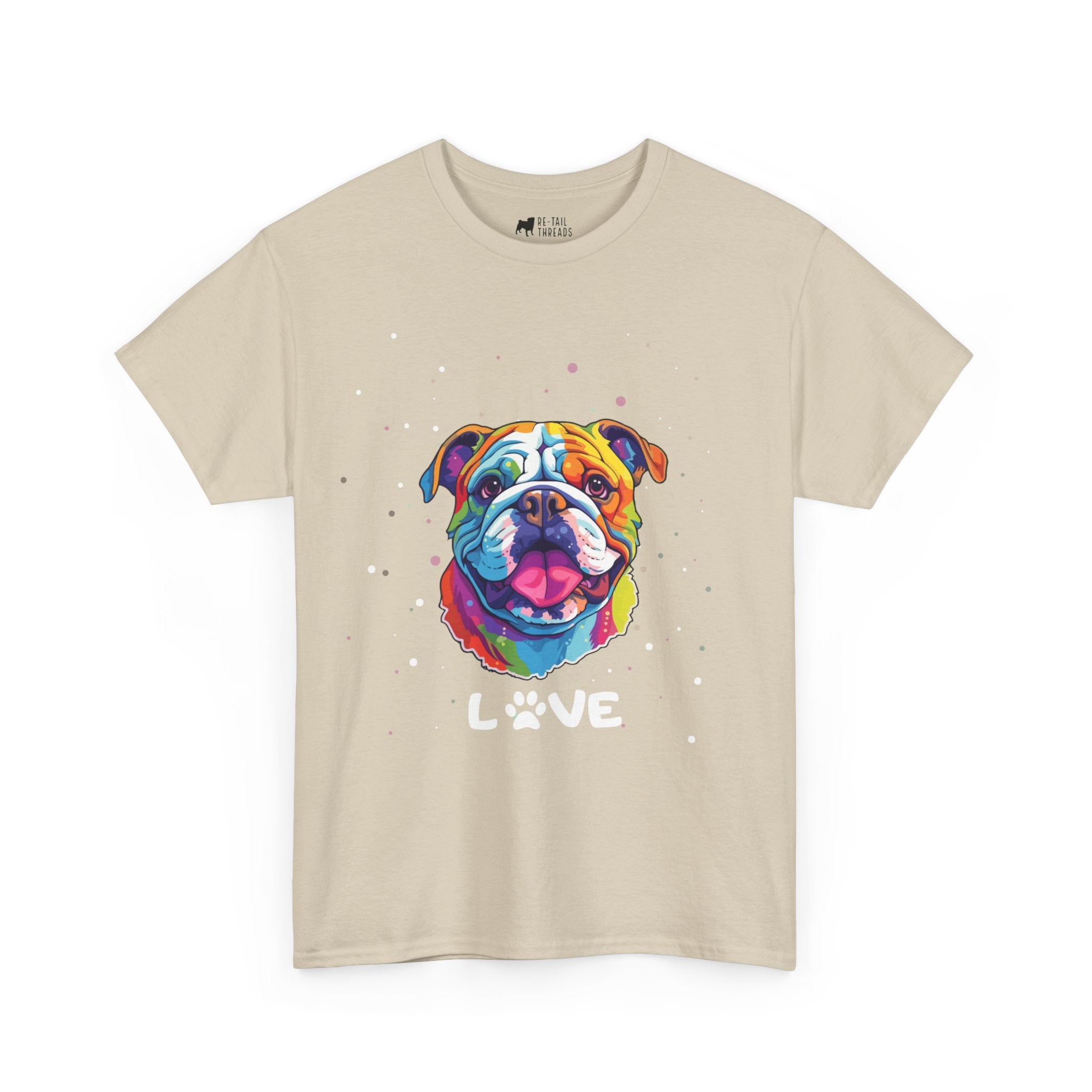 Dog T-Shirt: English Bulldog Love #1