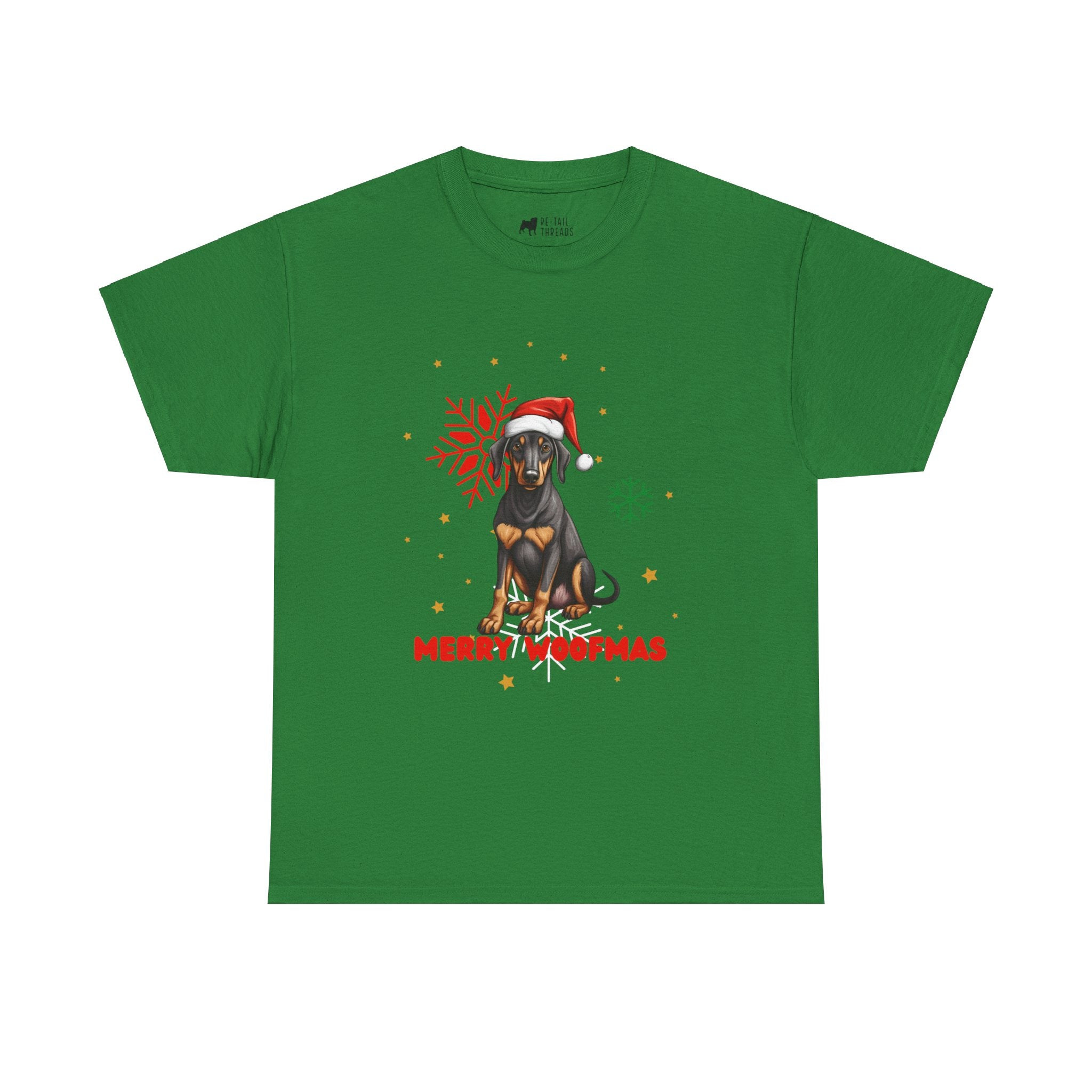 Christmas T-Shirt: Black and Tan Dog