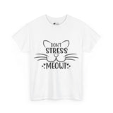 Cat T-Shirt: Don't Stress Meowt