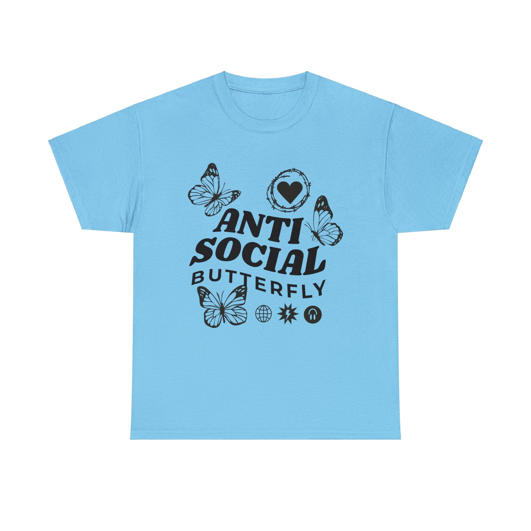 Funny T-Shirt: Anti-Social Butterfly