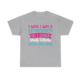 Funny T-Shirt: I Wish I Was A Unicorn
