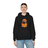 Halloween Hoodie: Pug Pumpkin