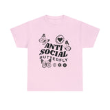 Funny T-Shirt: Anti-Social Butterfly