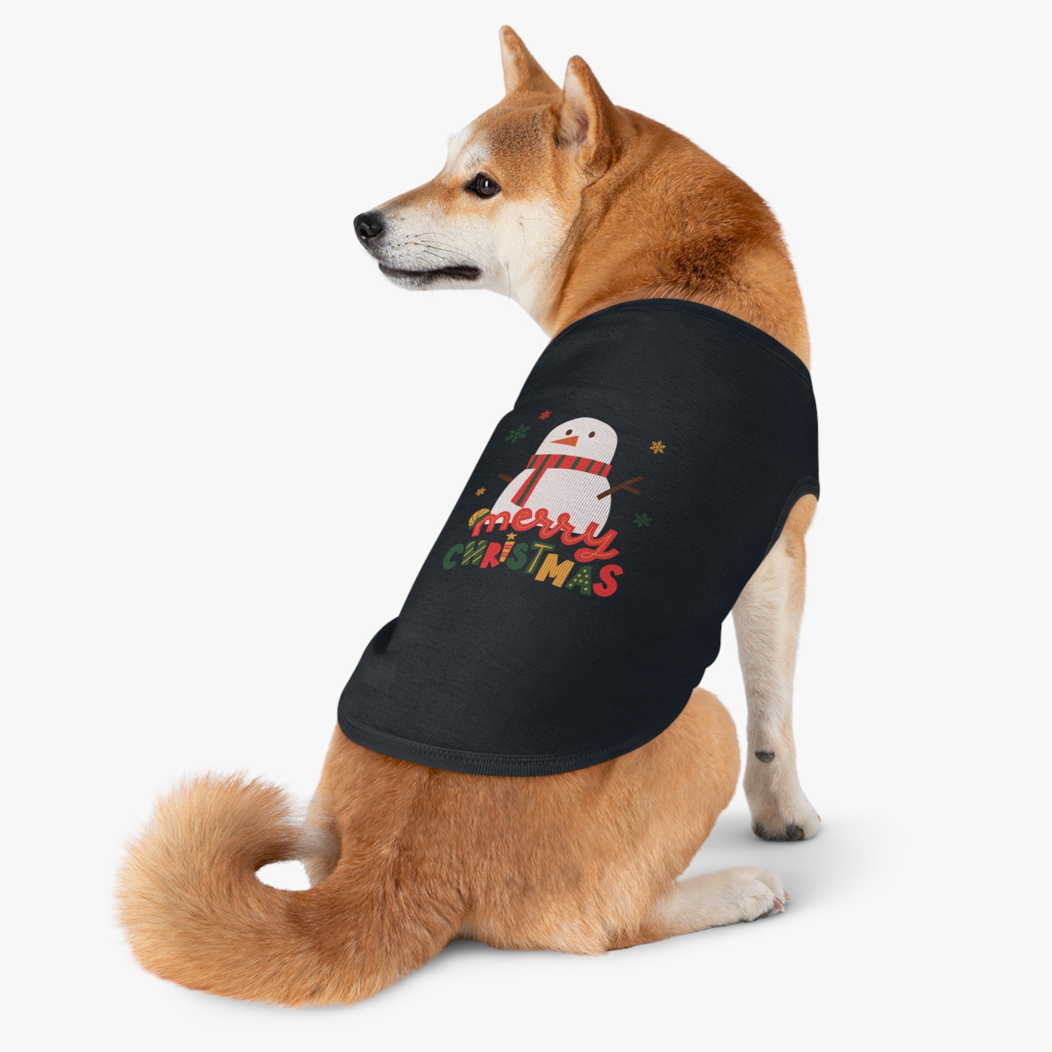 Christmas Pet Shirt: Snowman Merry Christmas