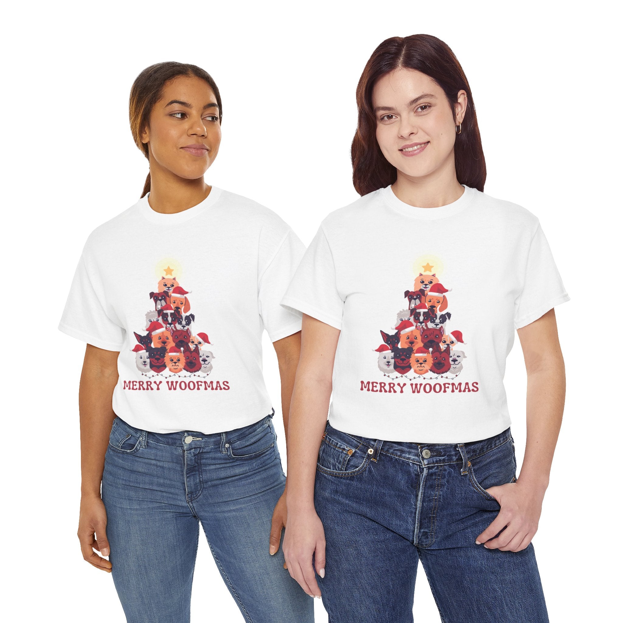 Christmas T-Shirt: Merry Woofmas Dogs