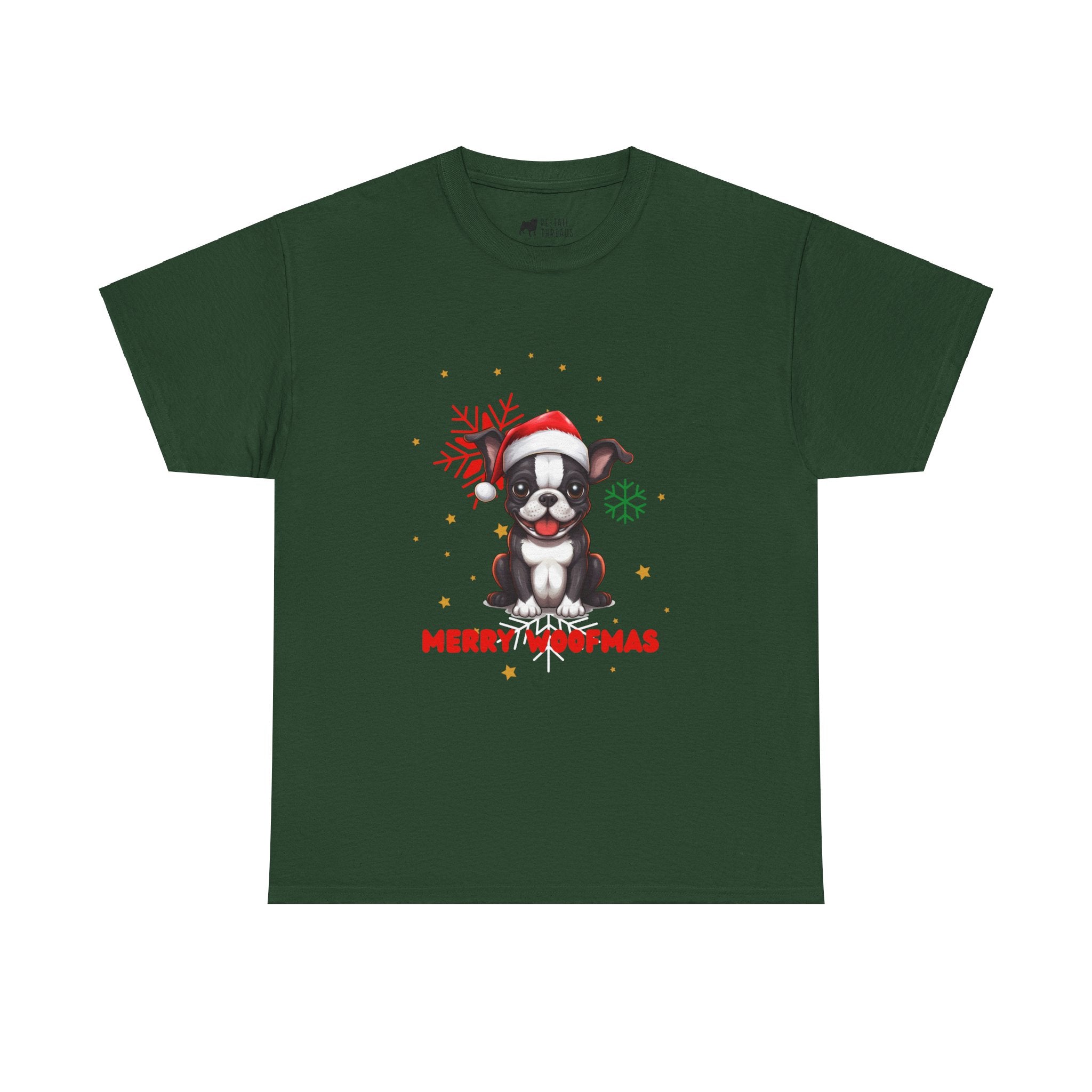 Christmas T-Shirt: Boston Terrier