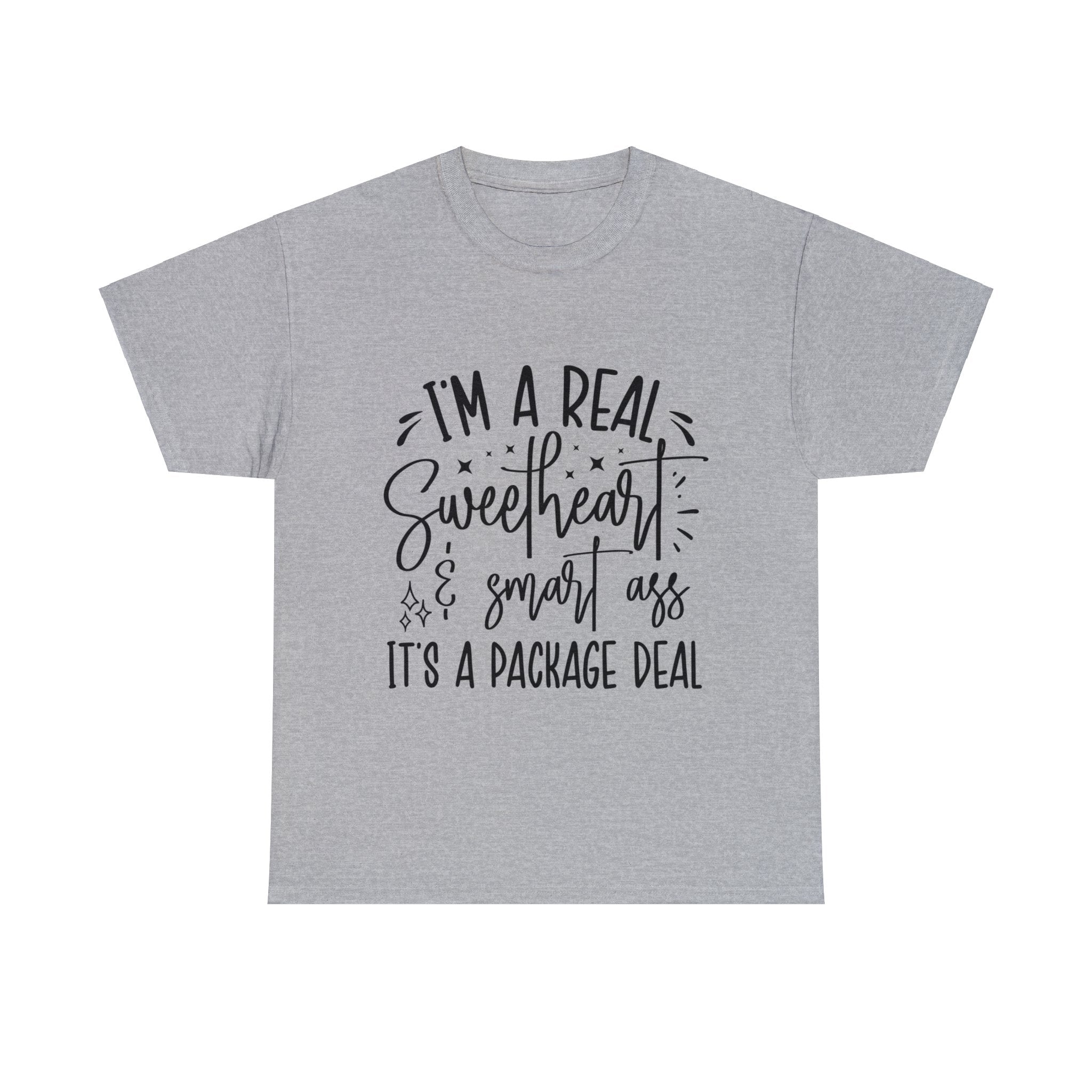 Funny T-Shirt: Sweetheart / Smart Ass