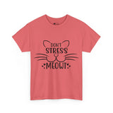 Cat T-Shirt: Don't Stress Meowt