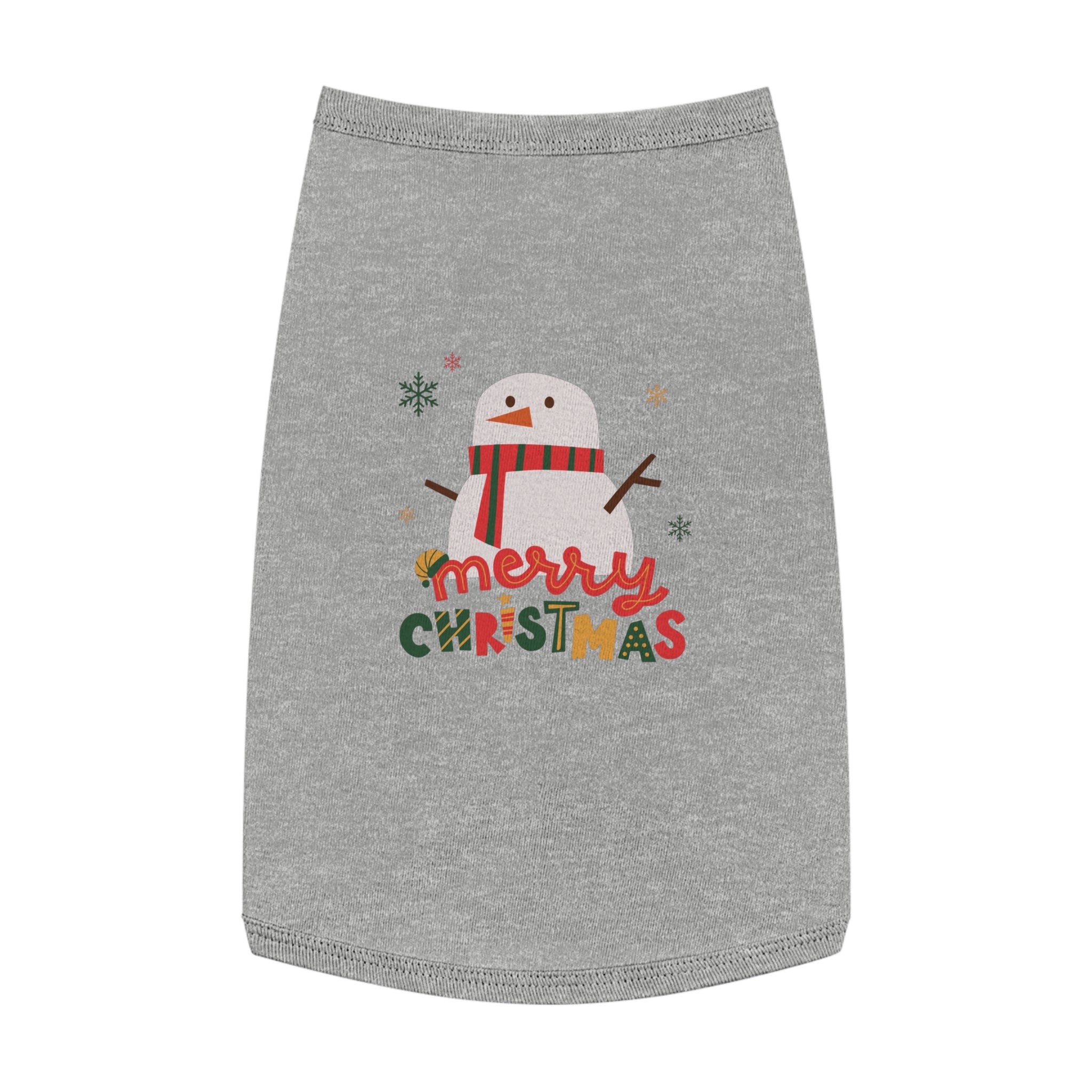 Christmas Pet Shirt: Snowman Merry Christmas