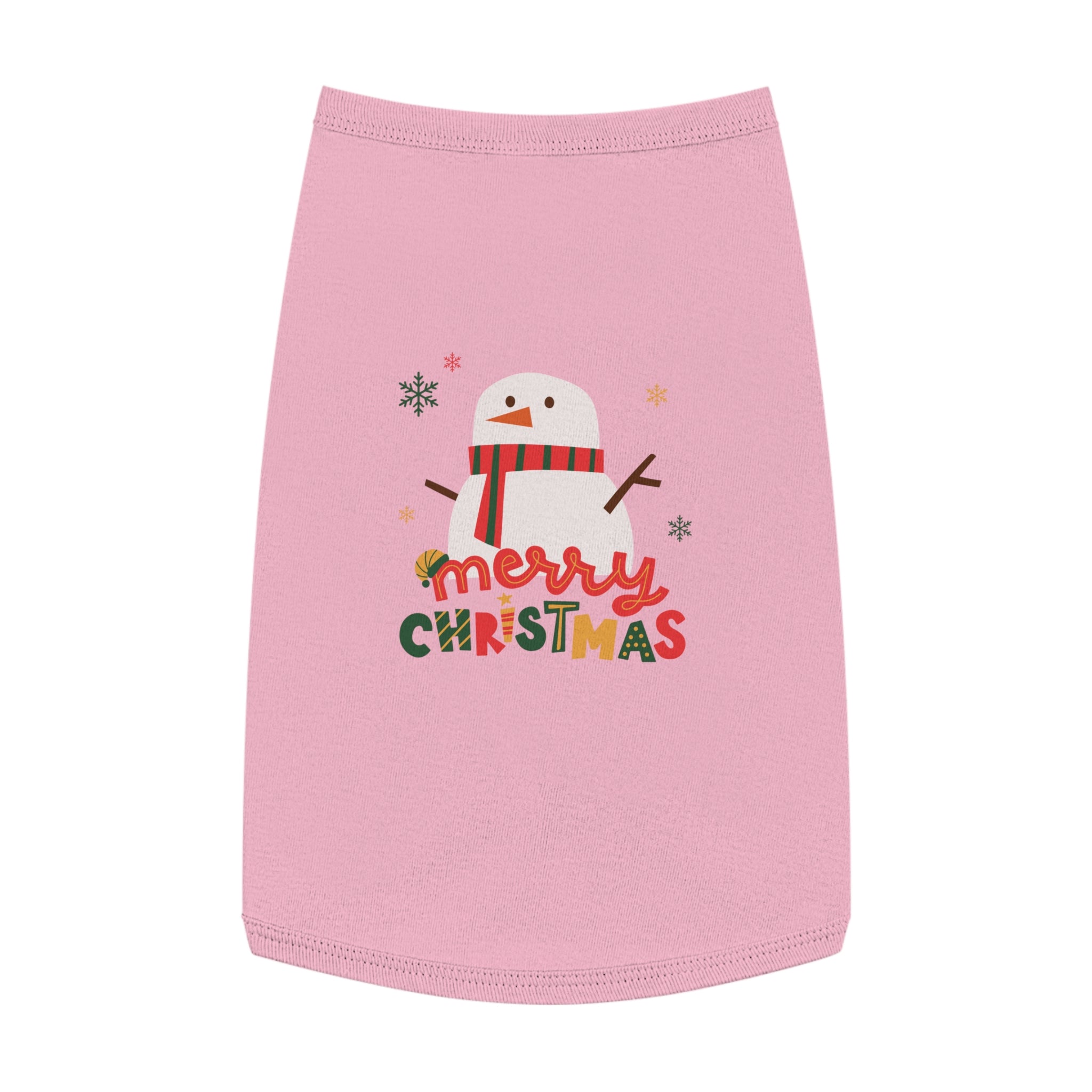 Christmas Pet Shirt: Snowman Merry Christmas