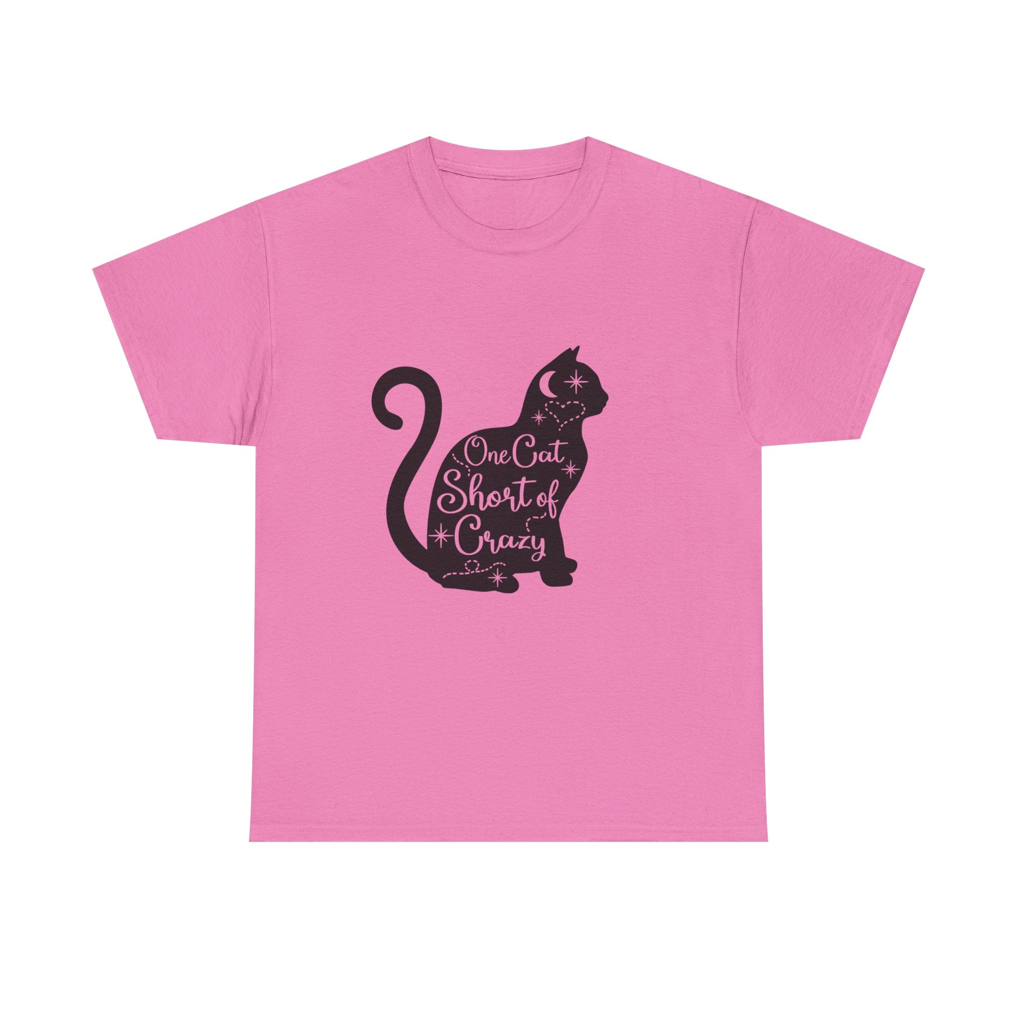 Cat T-Shirt: One Cat Short of Crazy #1