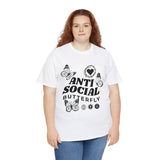 Funny T-Shirt: Anti-Social Butterfly