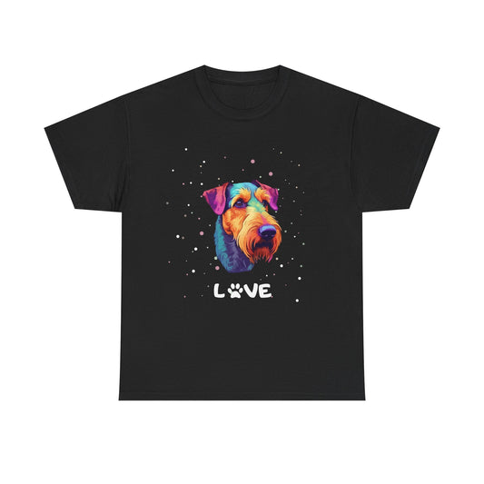 Dog T-Shirt: Airedale Terrier Love