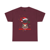 Christmas T-Shirt: Santa Hat French Bulldog