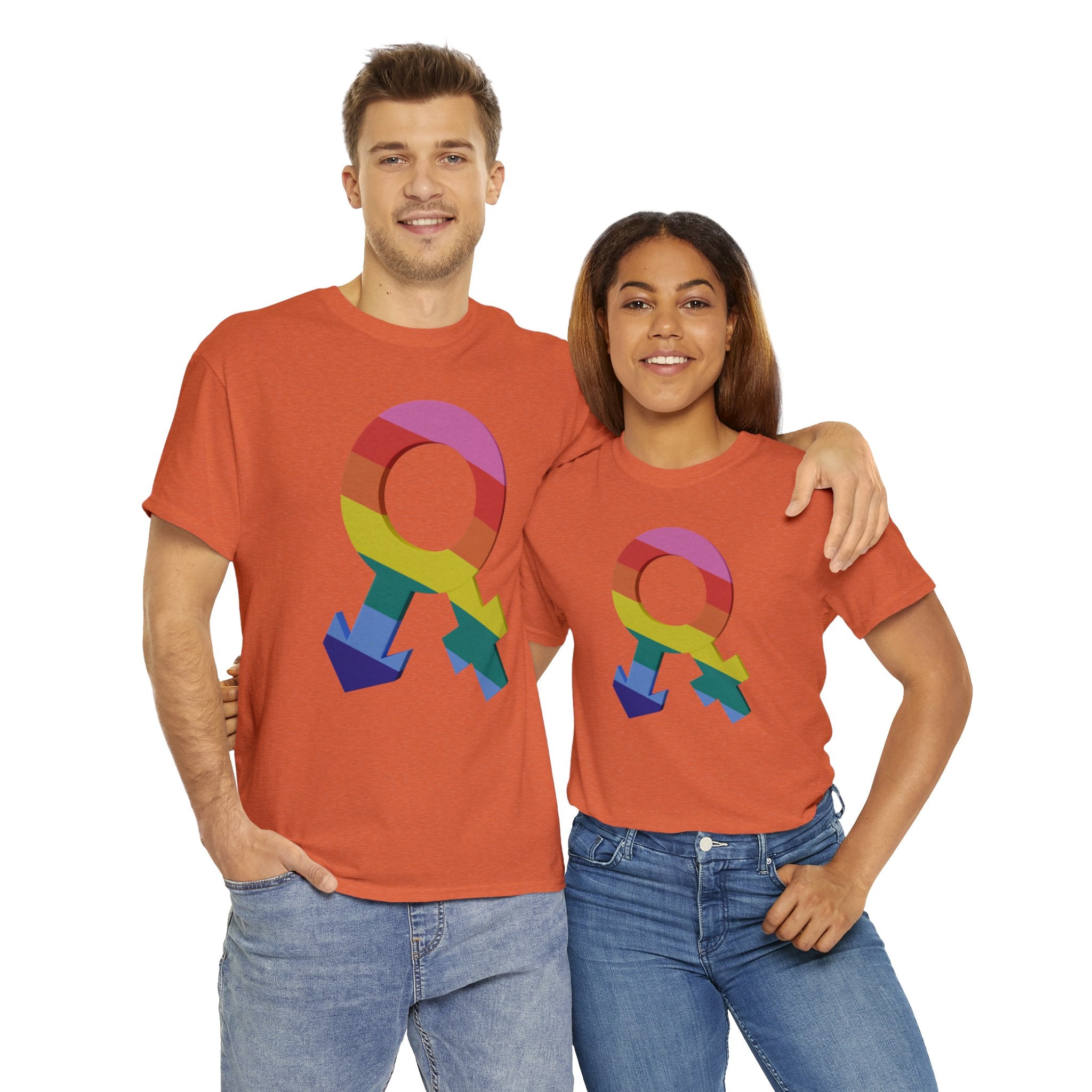 PRIDE T-Shirt: Rainbow Gender Icons