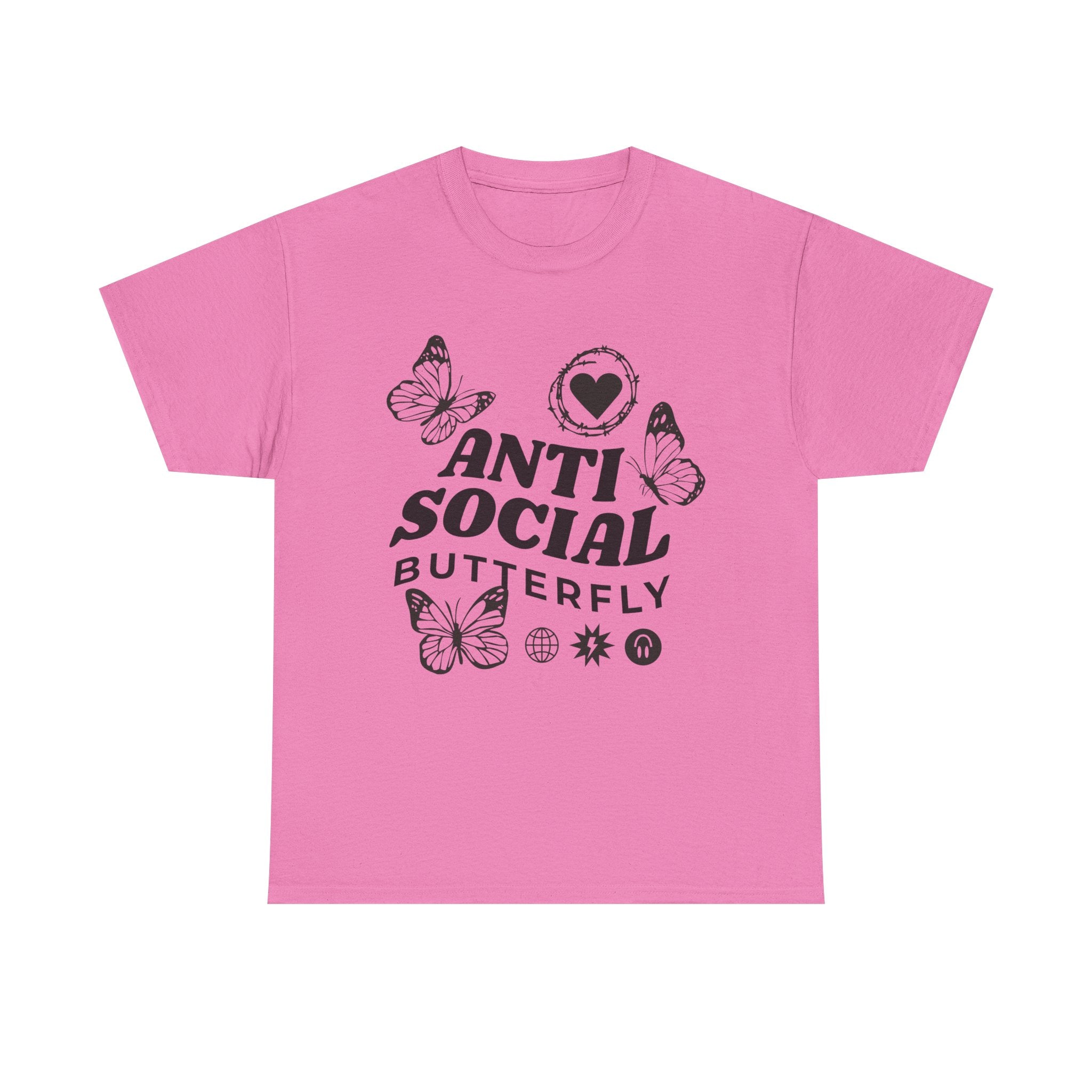 Funny T-Shirt: Anti-Social Butterfly