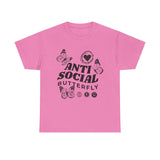 Funny T-Shirt: Anti-Social Butterfly