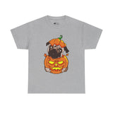 Halloween T-Shirt: Pug in a Pumpkin