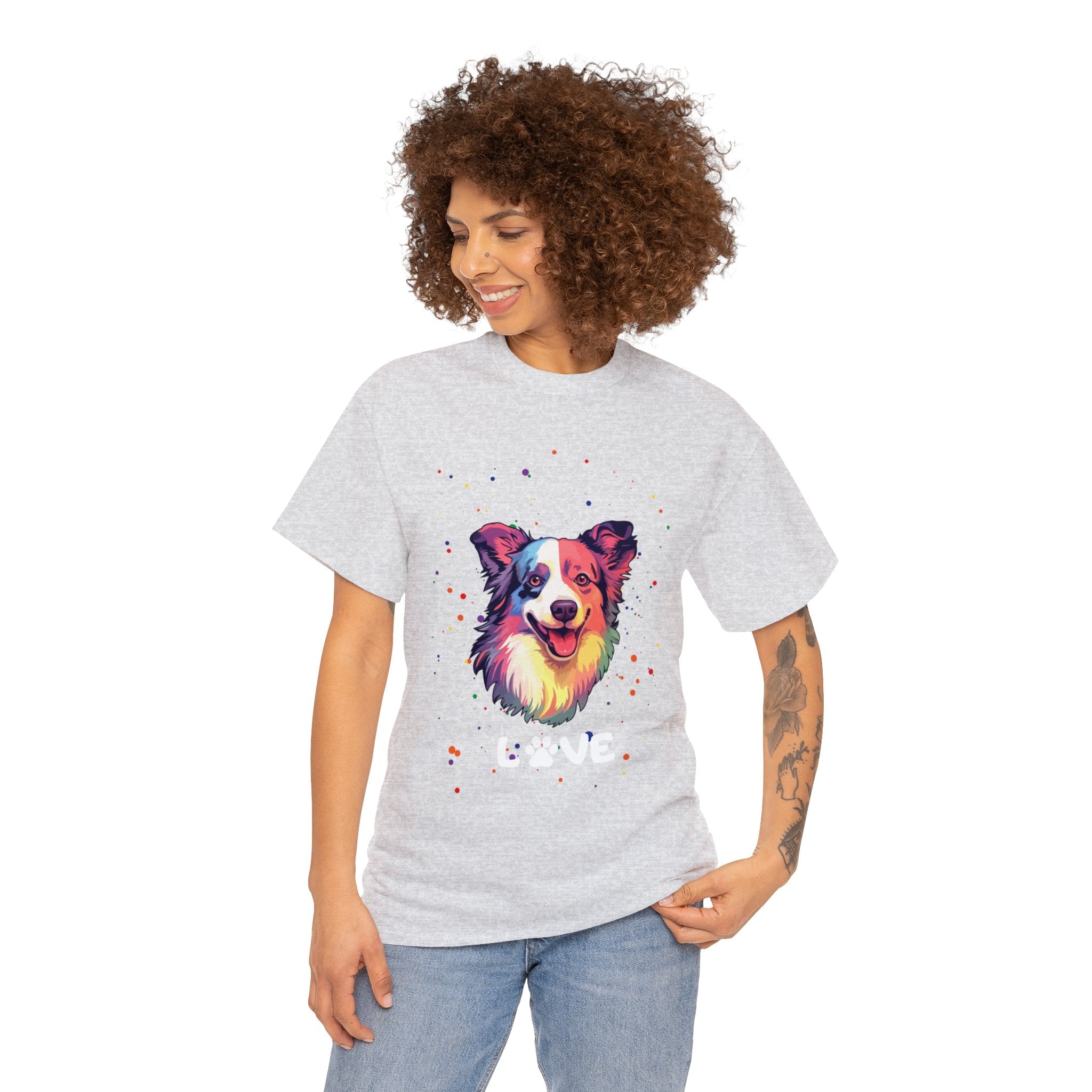 Dog T-Shirt: Border Collie Love