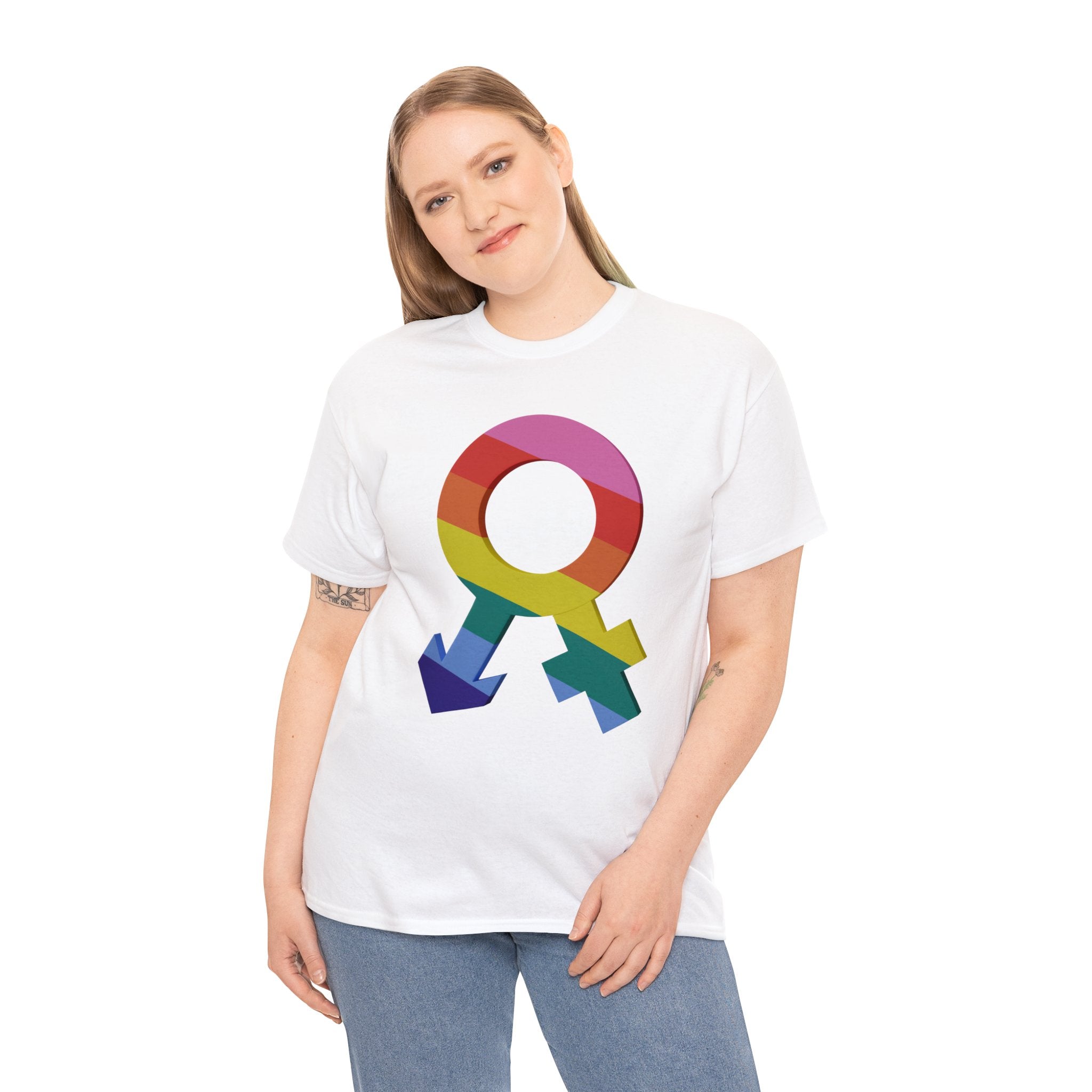 PRIDE T-Shirt: Rainbow Gender Icons