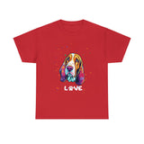 Dog T-Shirt: Bassett Hound Love