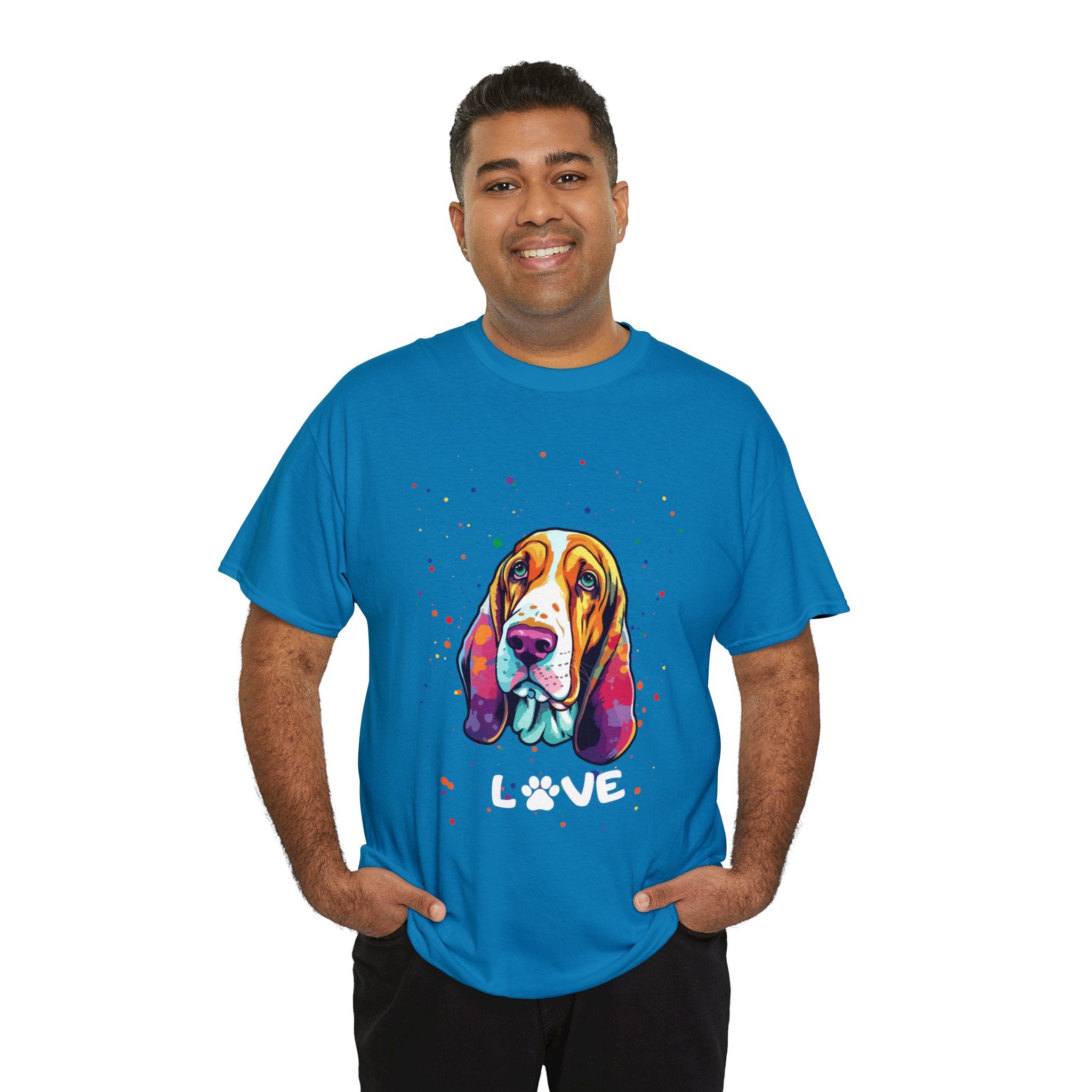 Dog T-Shirt: Bassett Hound Love