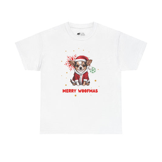 Christmas T-Shirt: Santa Hat Chihuahua