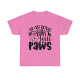 Pet Inspired T-Shirt: True Love Four Paws