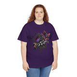 Summer T-Shirt: Black Flower