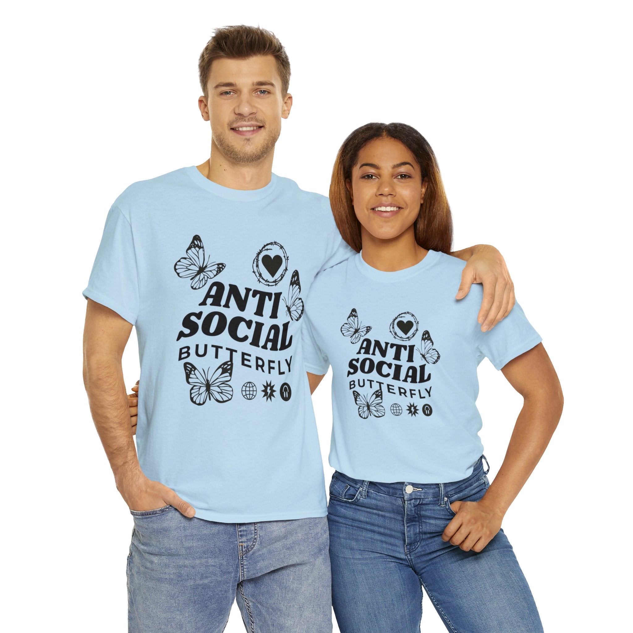 Funny T-Shirt: Anti-Social Butterfly