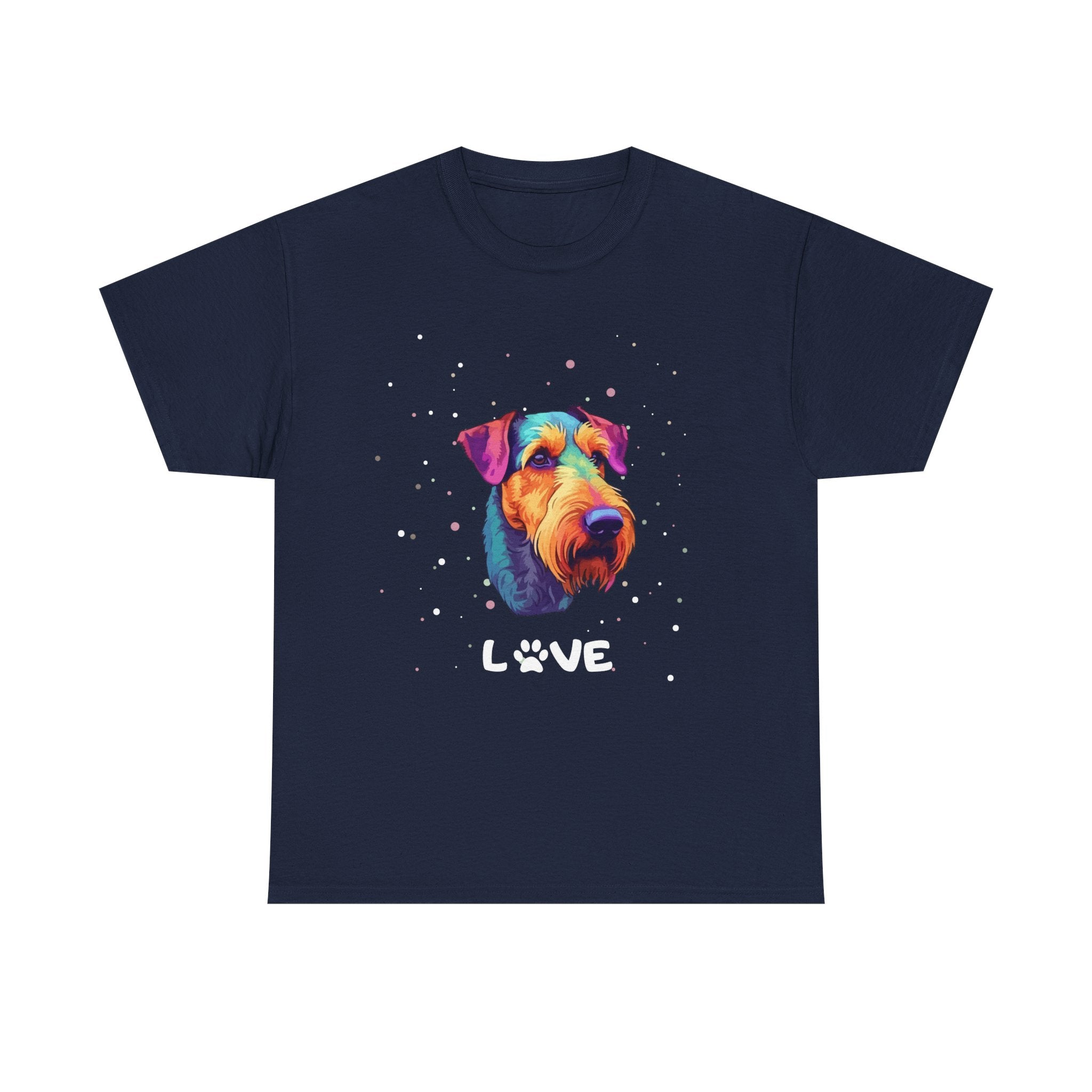 Dog T-Shirt: Airedale Terrier Love