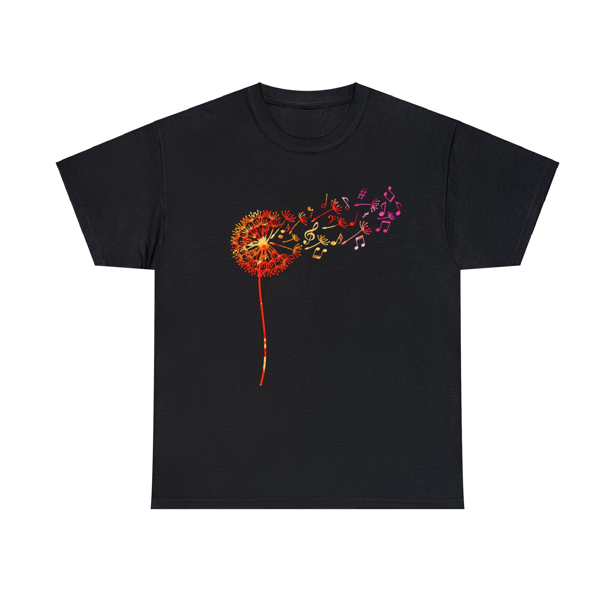 Summer T-Shirt: Dandelion Musical Notes